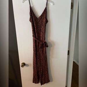 American Eagle Outfitters Animal Print Jumpsuit